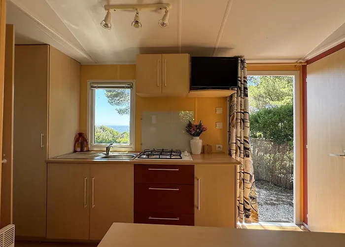 Le Romarin, Mobil-home Climatisé Avec Vue Sur La * Hyères
